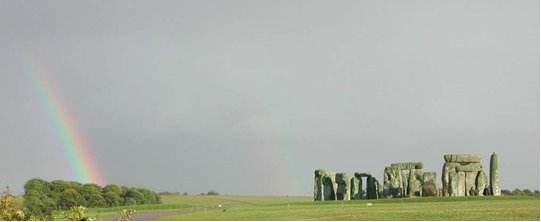 069 Arcobaleno a Stonehenge, Inghilterra