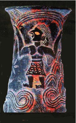 076 Vaso del 3000 a.C. rinvenuto a Jiroft, in Iran