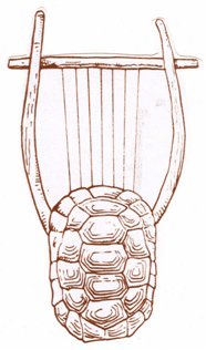 081 Ricostruzione di un'antica lira greca