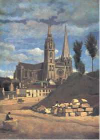 115 La Cattedrale di Chartres, J. B. Corot, 19 secolo