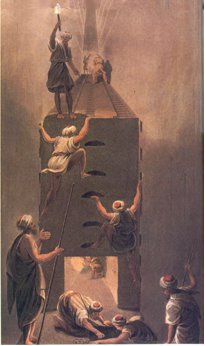 118 Interno della Piramide di Cheope, L. Mayer, 1804