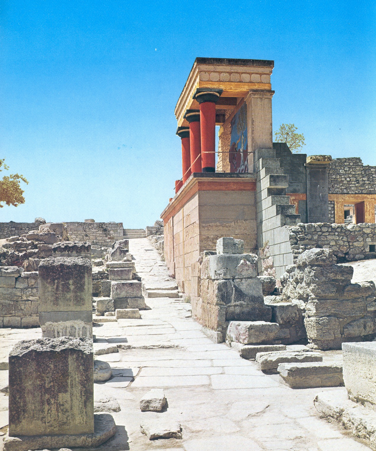 Corridoio entrata nord al Palazzo di Cnosso, Creta