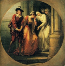05 L'addio di Abelardo ed Eloisa, A. Kauffmann, 1780, Museo dell'Emitage, San Pietroburgo