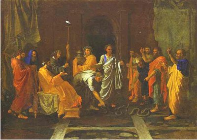 031_Mos_ed_Aronne_davanti_a_Faraone_trasformano_la_verga_in_serpente