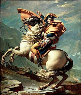 Napoleone a cavallo, J. L. David