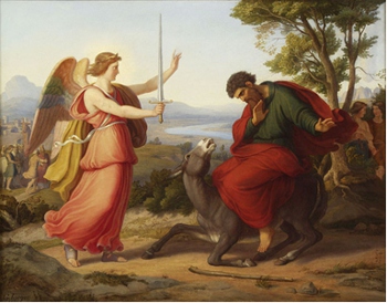 L'asina di Balaam, G. Jaeger, 1835