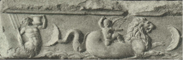 Tritoni, Nereidi ed Eroti, fregi, Museo Archeologico, Atene 2 di 2