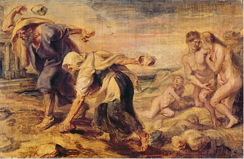 17 Deucalione e Pirra, P. P. Rubens