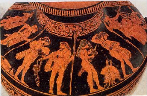 15 I Sette contro Tebe, 470 a.C., Collezione Borowski, Taranto