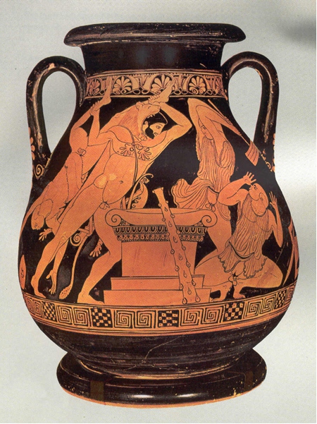 41 Eracle e Busiride, 470 a.C., Museo Archeologico, Atene