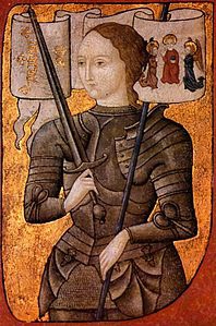 Giovanna d'Arco, miniatura del 1485
