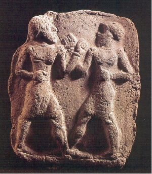 16 Rilievo in terracotta, 2000 a.C., Museo  del Louvre, Parigi