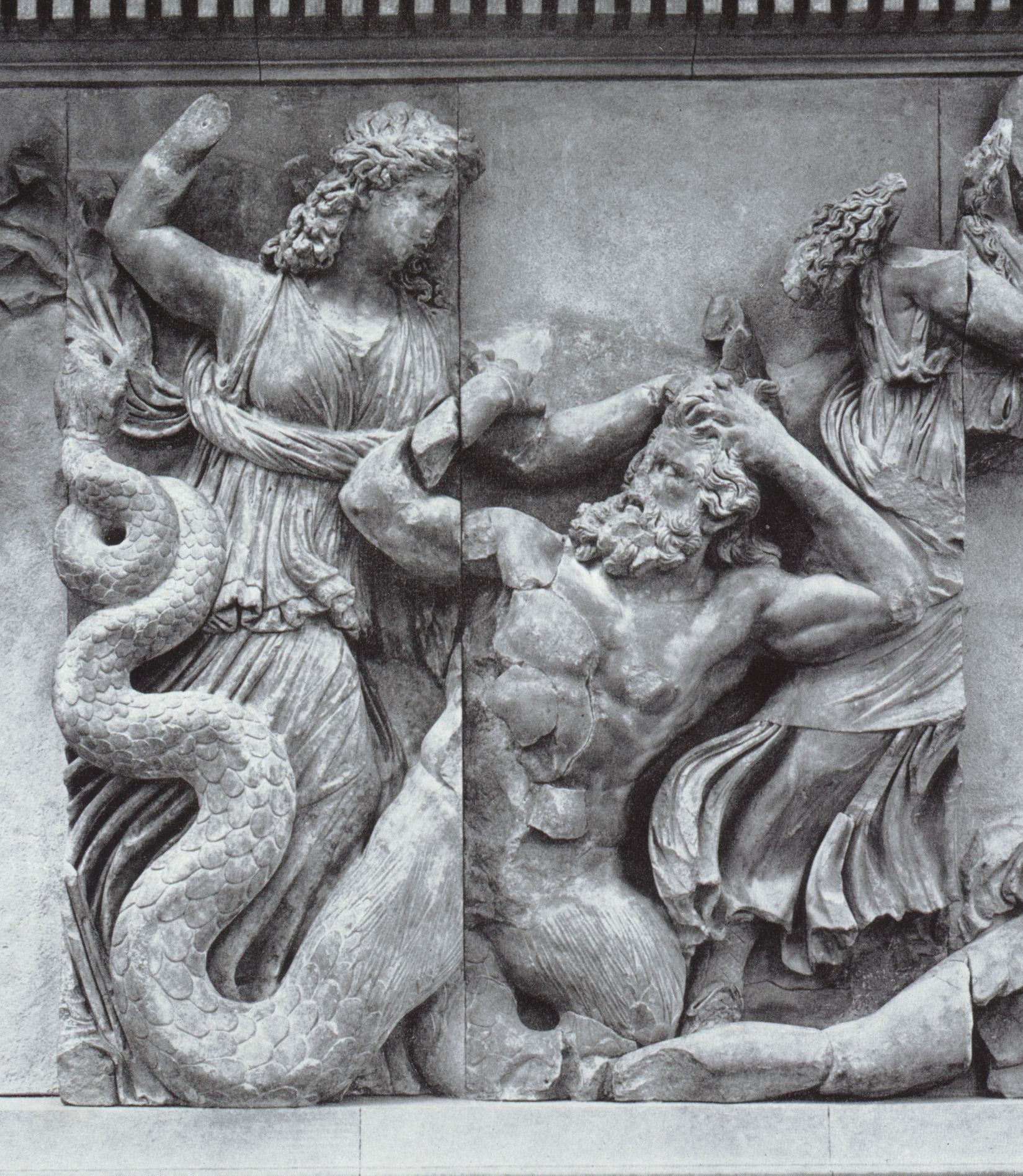 Gigantomachia, fregio dell’Altare di Pergamo, Pergamonmuseum, Berlino