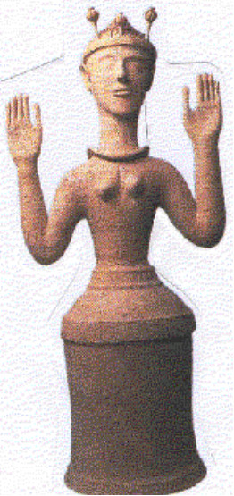 Gea, la Madre Terra, statuetta, 12° sec. aC, Creta
