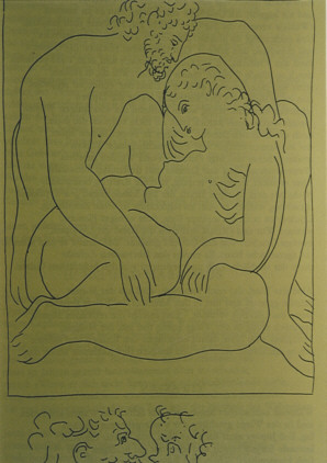 semele e giove, Picasso 1931