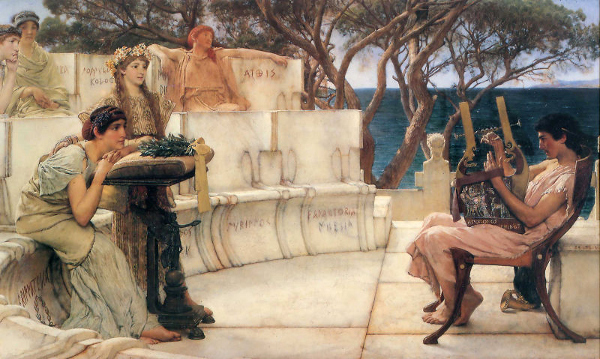 11 Alceo e Saffo, Alma Tadema, 1891