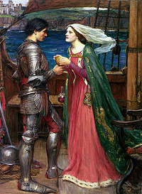 04 Tristano e Isotta con la pozione, J.W. Waterhouse, XIX secolo