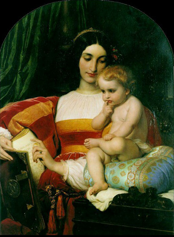 03 Infanzia di Pico, Paul Delaroche,1842